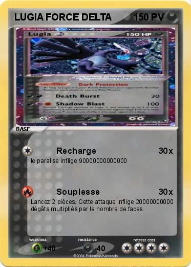 Pokemon LUGIA FORCE DELTA