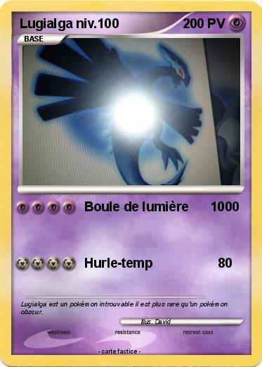 Pokemon Lugialga niv.100