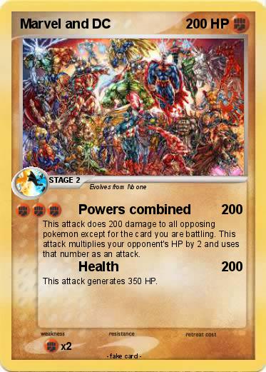 Pokemon Marvel and DC
