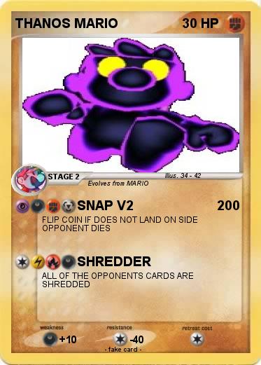 Pokemon THANOS MARIO