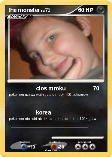 Pokemon the monster