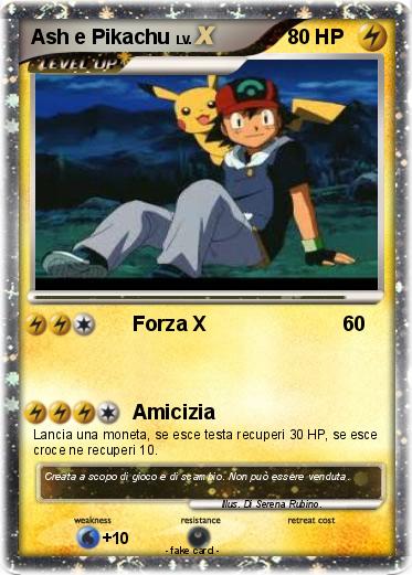 Pokemon Ash e Pikachu