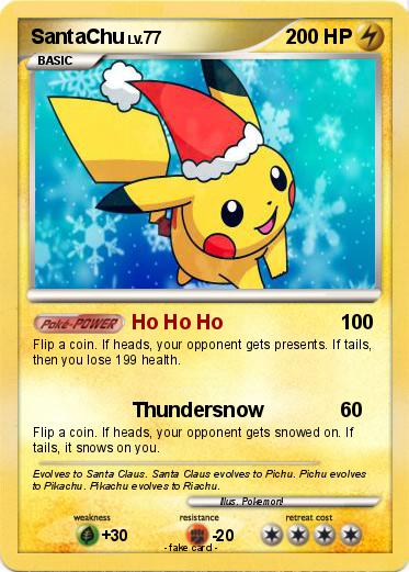 Pokemon SantaChu