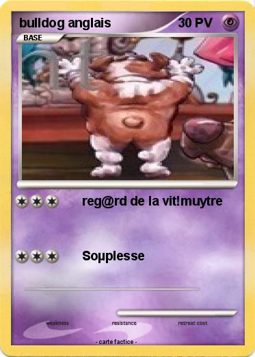 Pokemon bulldog anglais