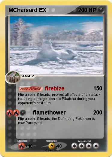 Pokemon MCharsard EX