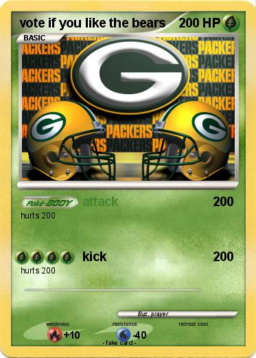 Pokemon vote if you like the bears