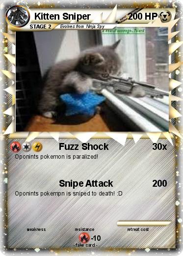 Pokemon Kitten Sniper