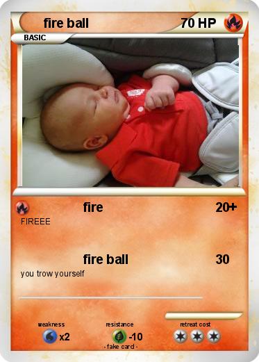 Pokemon fire ball
