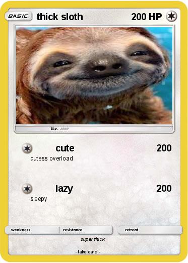 Pokemon thick sloth
