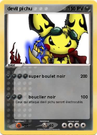Pokemon devil pichu    