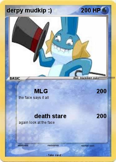 Pokemon derpy mudkip :)