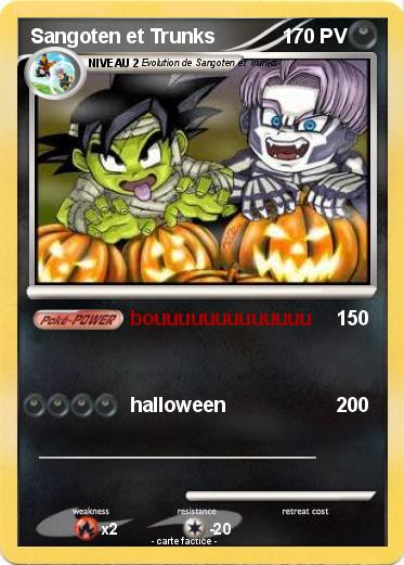 Pokemon Sangoten et Trunks