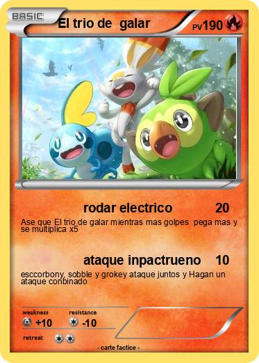 Pokemon El trio de  galar