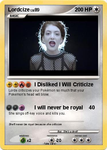 Pokemon Lordcize