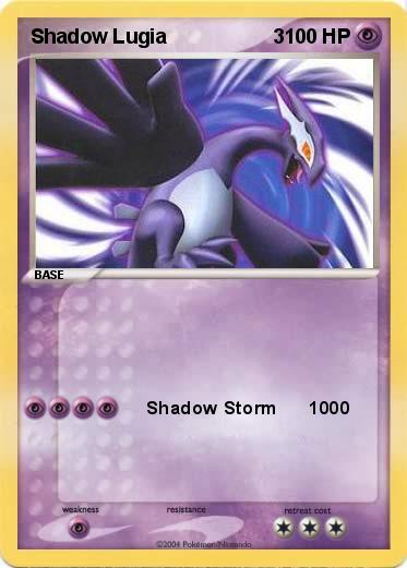 Pokemon Shadow Lugia                   3