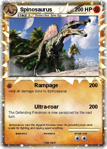 Pokemon Spinosaurus