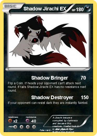 Pokemon Shadow Jirachi EX