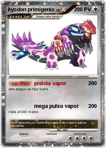 Pokemon kyodon primigenio