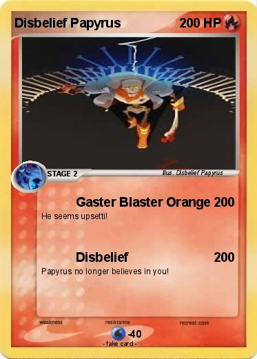 Pokemon Disbelief Papyrus