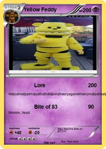 Pokemon Yellow Feddy