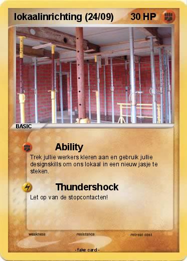 Pokemon lokaalinrichting (24/09)