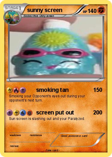 Pokemon sunny screen