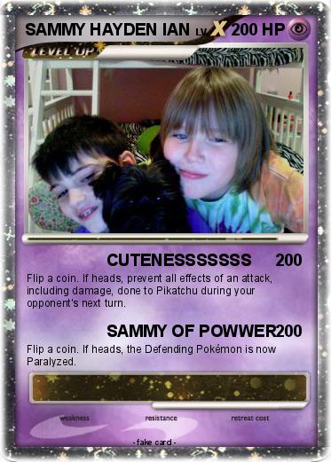 Pokemon SAMMY HAYDEN IAN