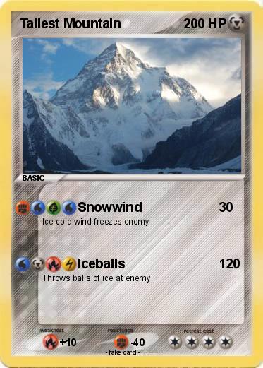 Pokemon Tallest Mountain