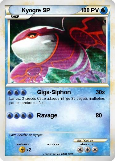 Pokemon Kyogre SP