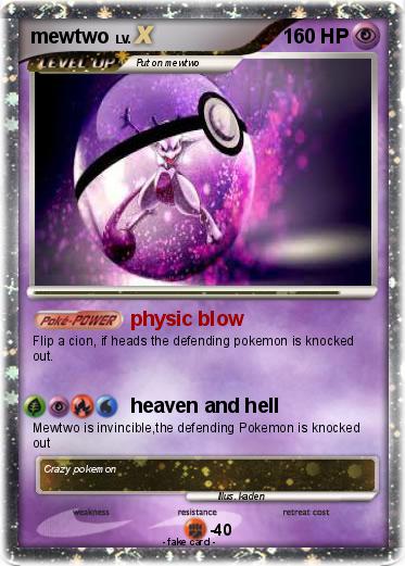 Pokemon mewtwo