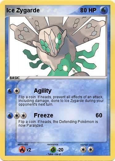 Pokemon Ice Zygarde