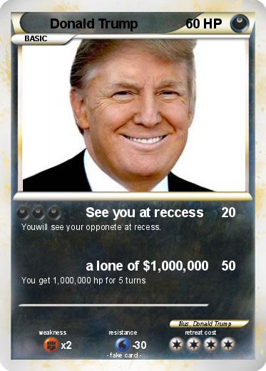 Pokemon Donald Trump