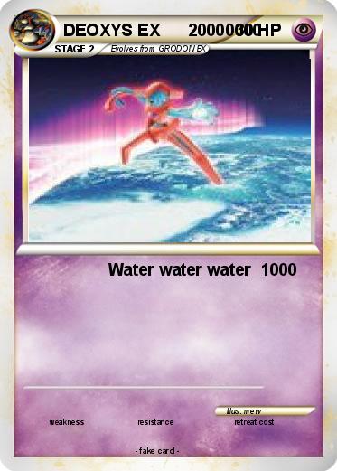 Pokemon DEOXYS EX      20000000