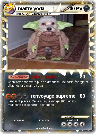 Pokemon maitre yoda