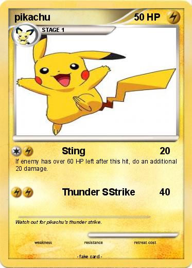 Pokemon pikachu