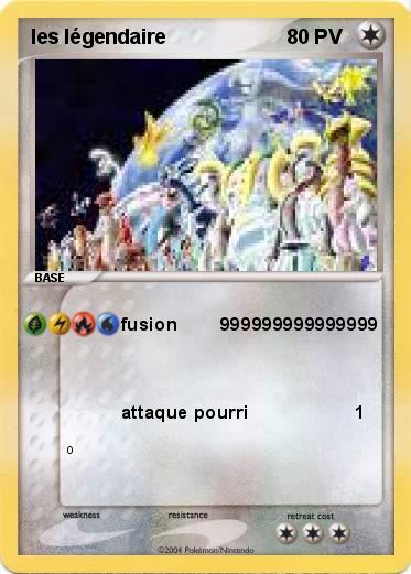 Pokemon les légendaire