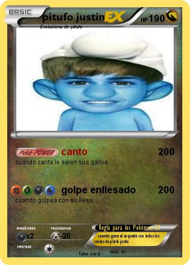Pokemon pitufo justin