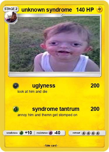 Pokemon unknown syndrome