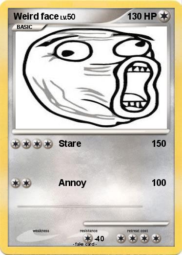 Pokemon Weird face