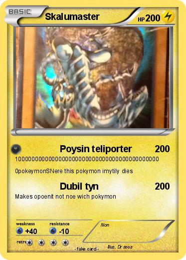 Pokemon Skalumaster