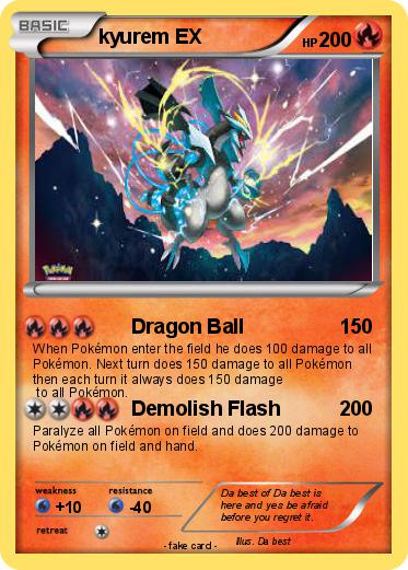 Pokemon kyurem EX