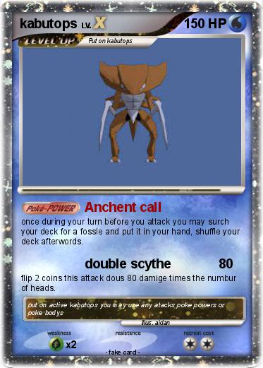 Pokemon kabutops