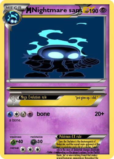 Pokemon Nightmare sans