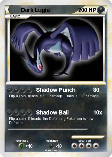 Pokemon Dark Lugia