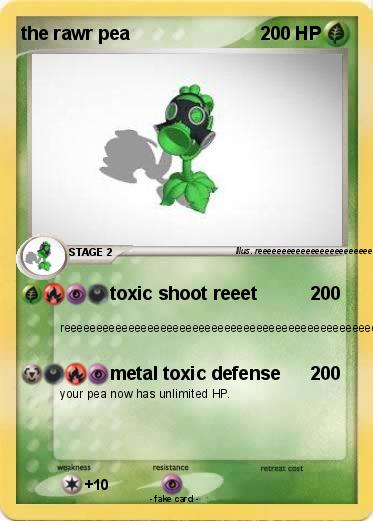Pokemon the rawr pea
