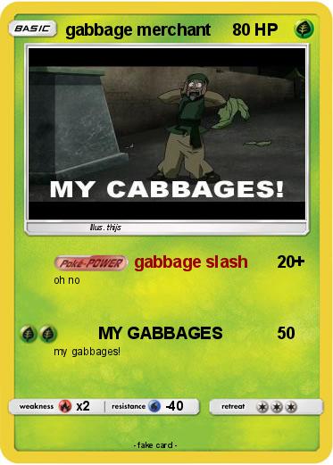 Pokemon gabbage merchant