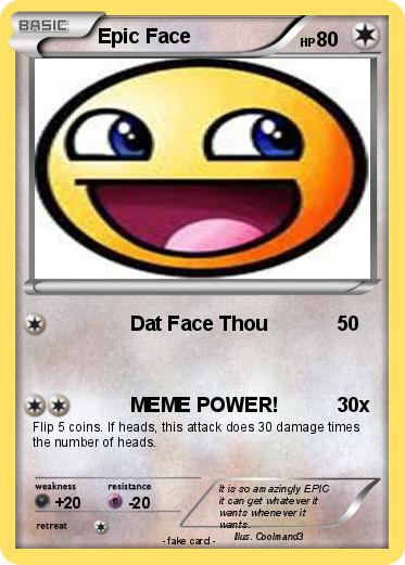 Pokemon Epic Face