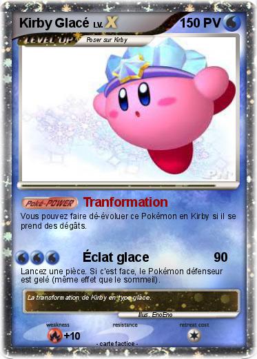 Pokemon Kirby Glacé