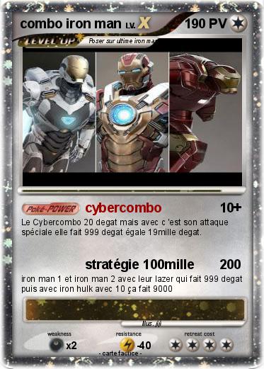Pokemon combo iron man