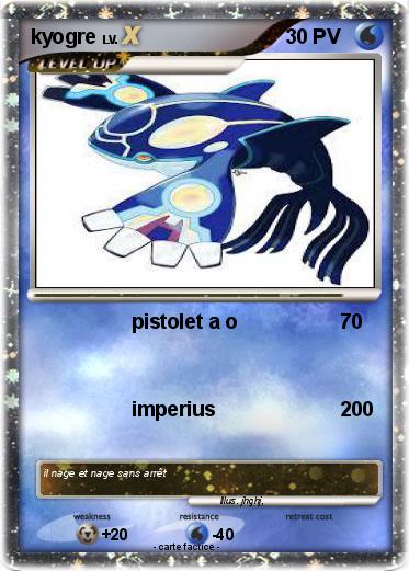 Pokemon kyogre